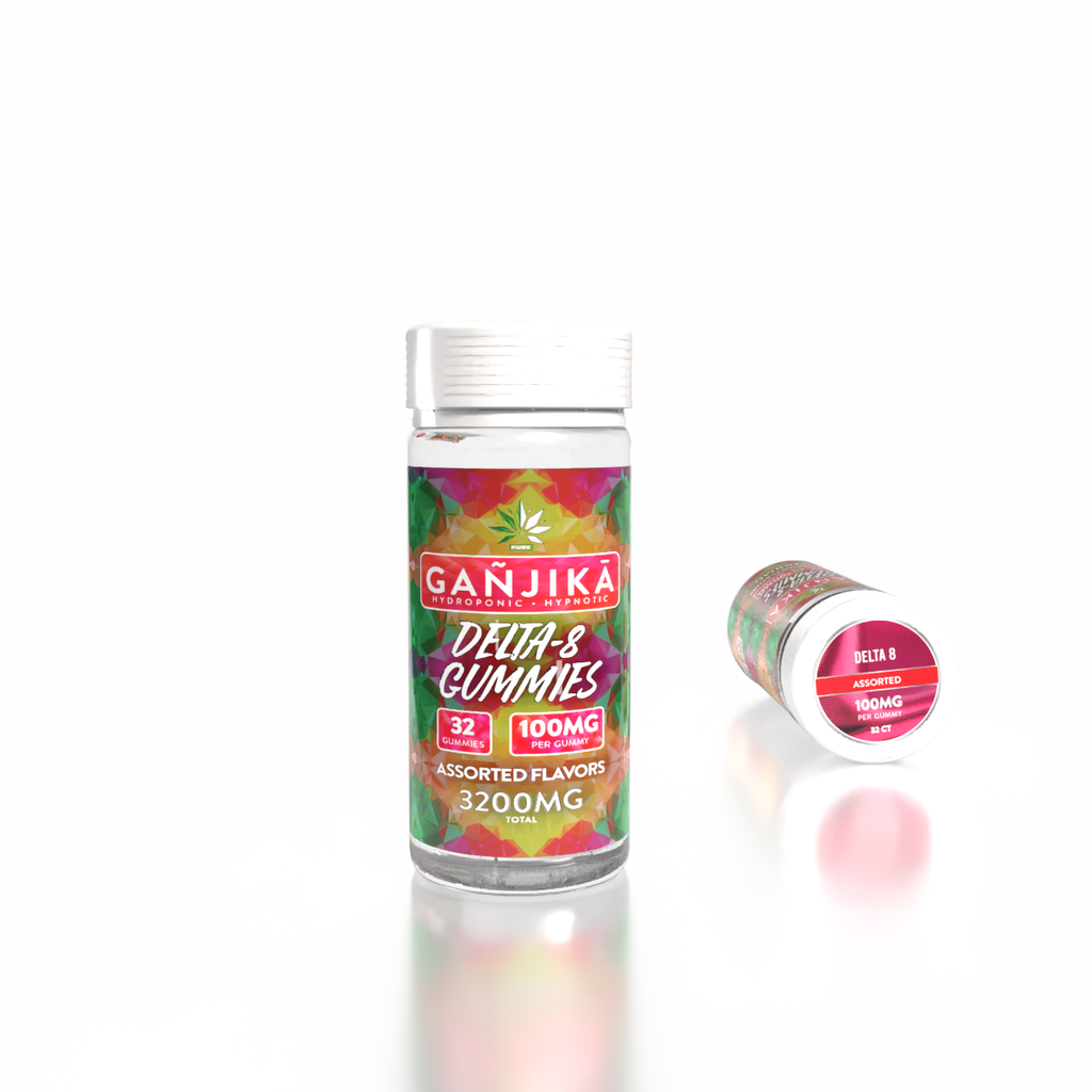 GANJIKA GUMMIES D8 100MG 3.5G 32CT/PK 