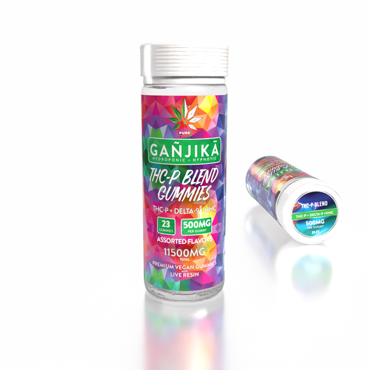GANJIKA GUMMIES THC-P 500MG 8.5G 23CT/PK "THC-P 11500 MG Jar"