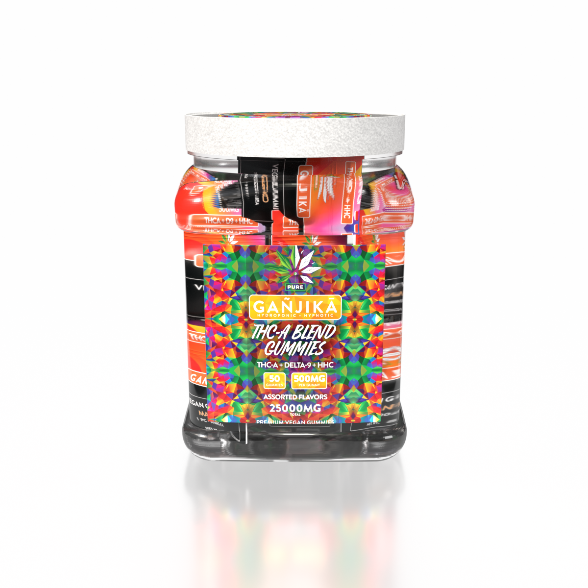 GANJIKA GUMMIES THC-A 500MG 8.5G 1CT/50PK 