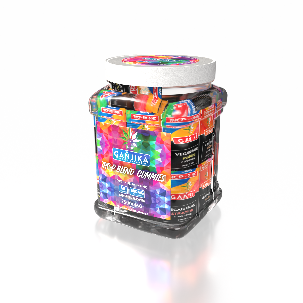 GANJIKA GUMMIES THC-P 500MG 8.5G 1CT/50PK 