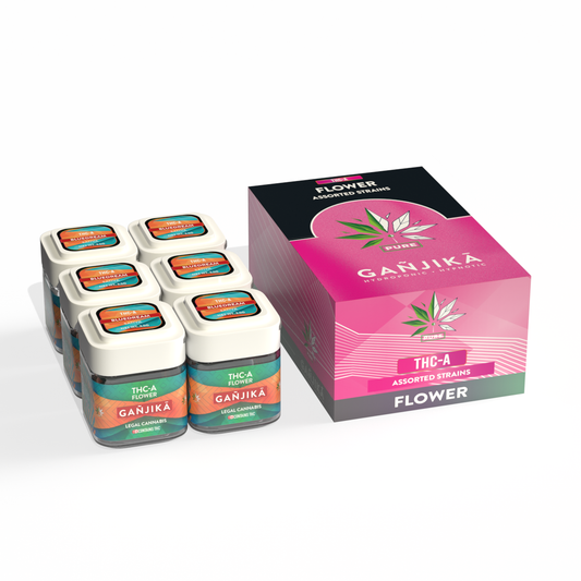 GANJIKA FLOWER THC-A 3.5G 1CT/PK "3.5 GM Flower Jar"