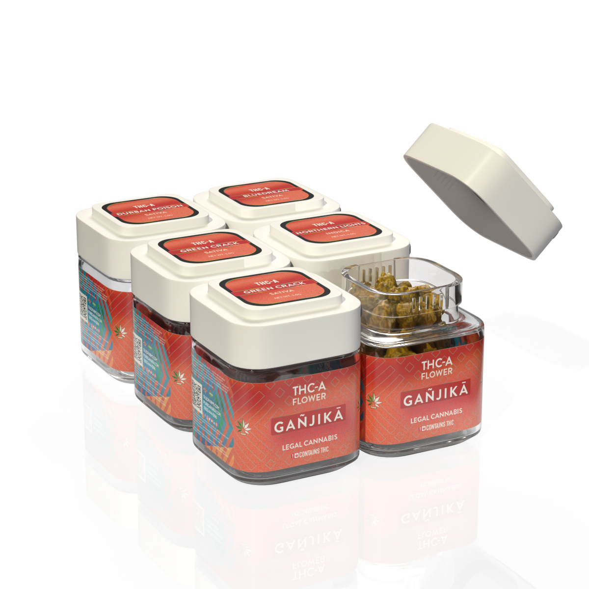 GANJIKA FLOWER THC-A 5G 1CT/PK 