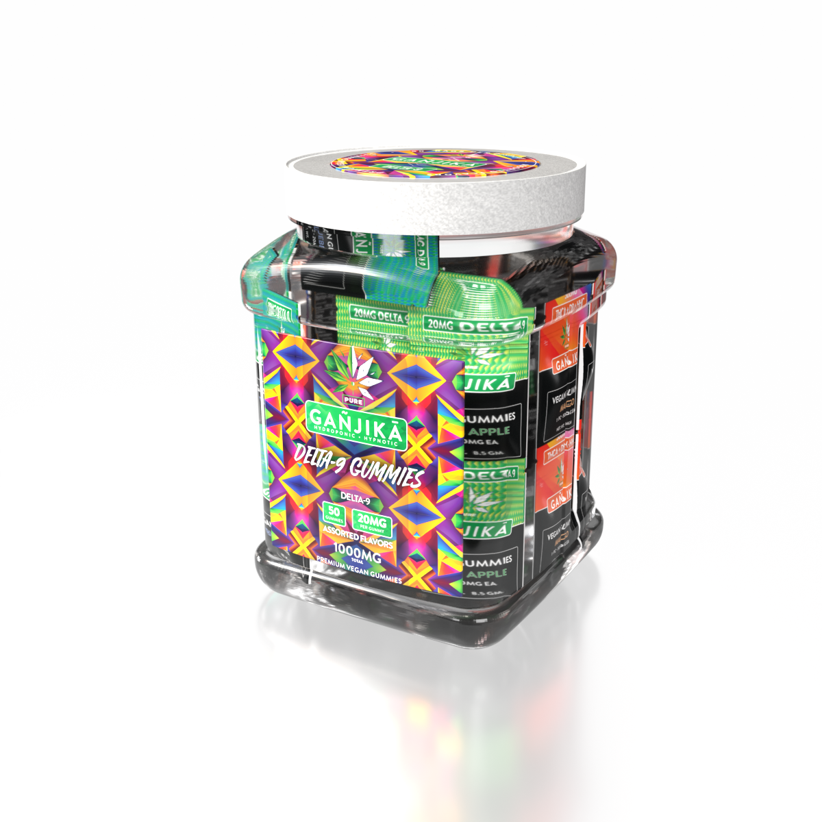 GANJIKA GUMMIES D9 20MG 8.5G 1CT/50PK 