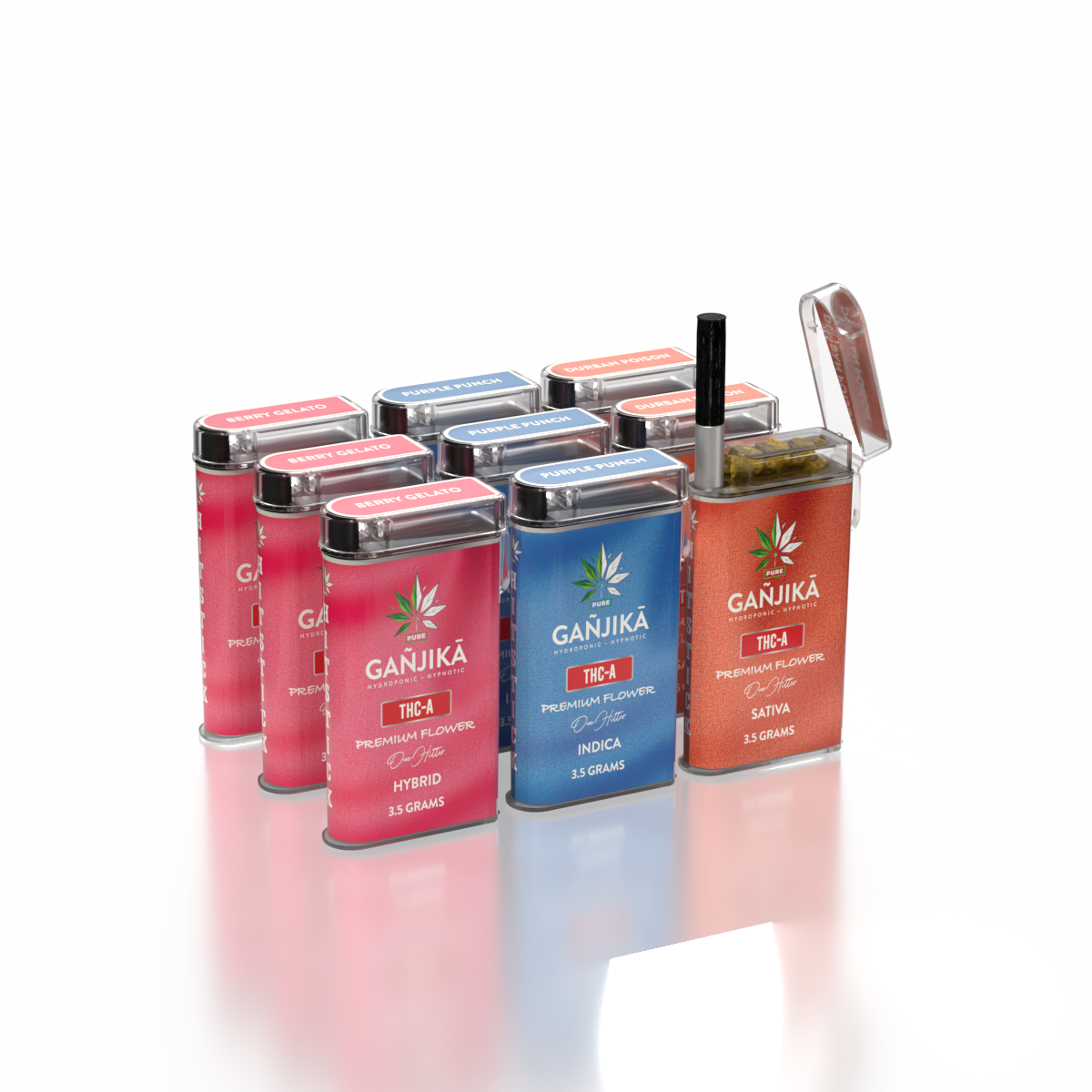 GANJIKA FLOWER THC-A 3.5G 1CT/10PK 