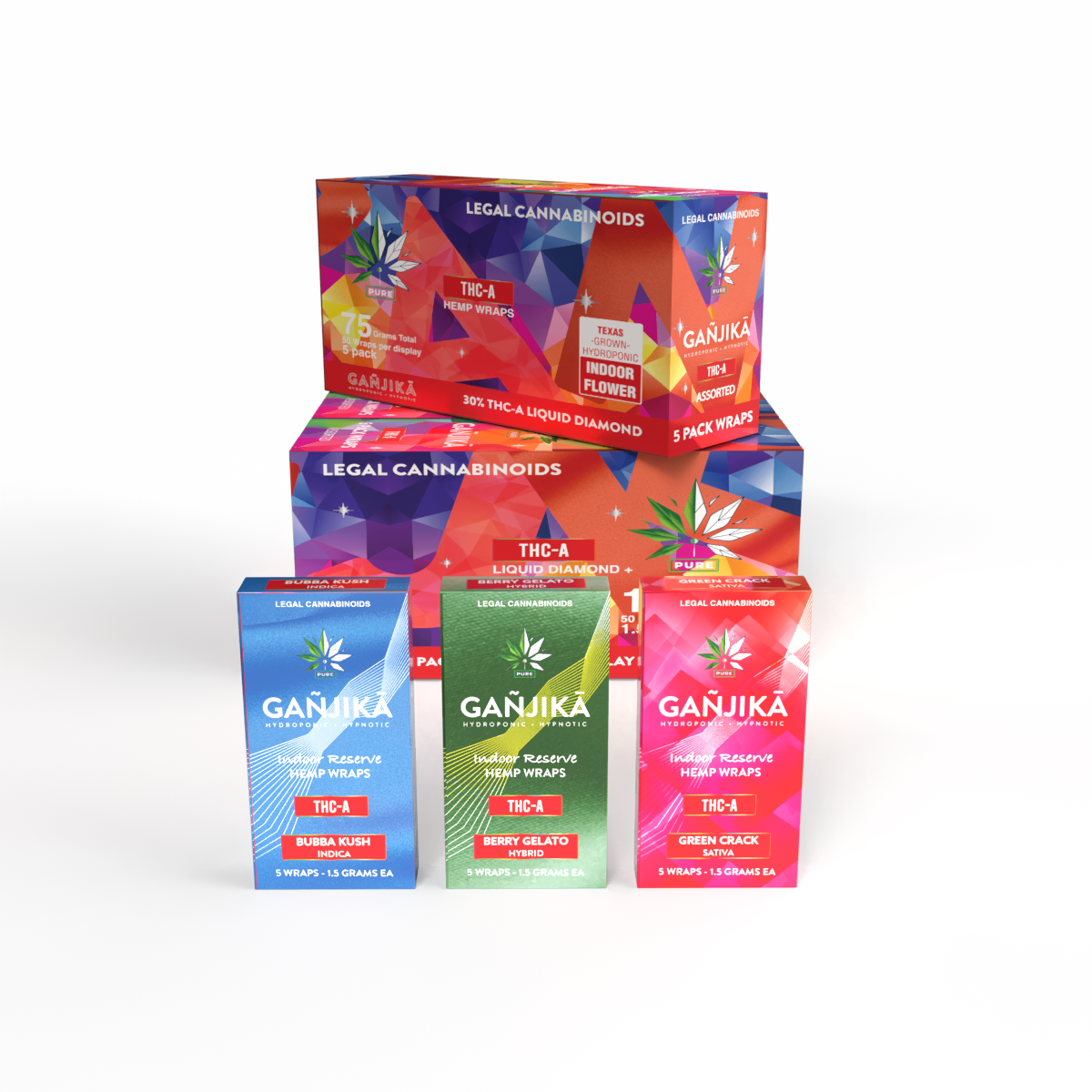 GANJIKA PRE-ROLLS THC-A 1.5G 5CT/10PK 