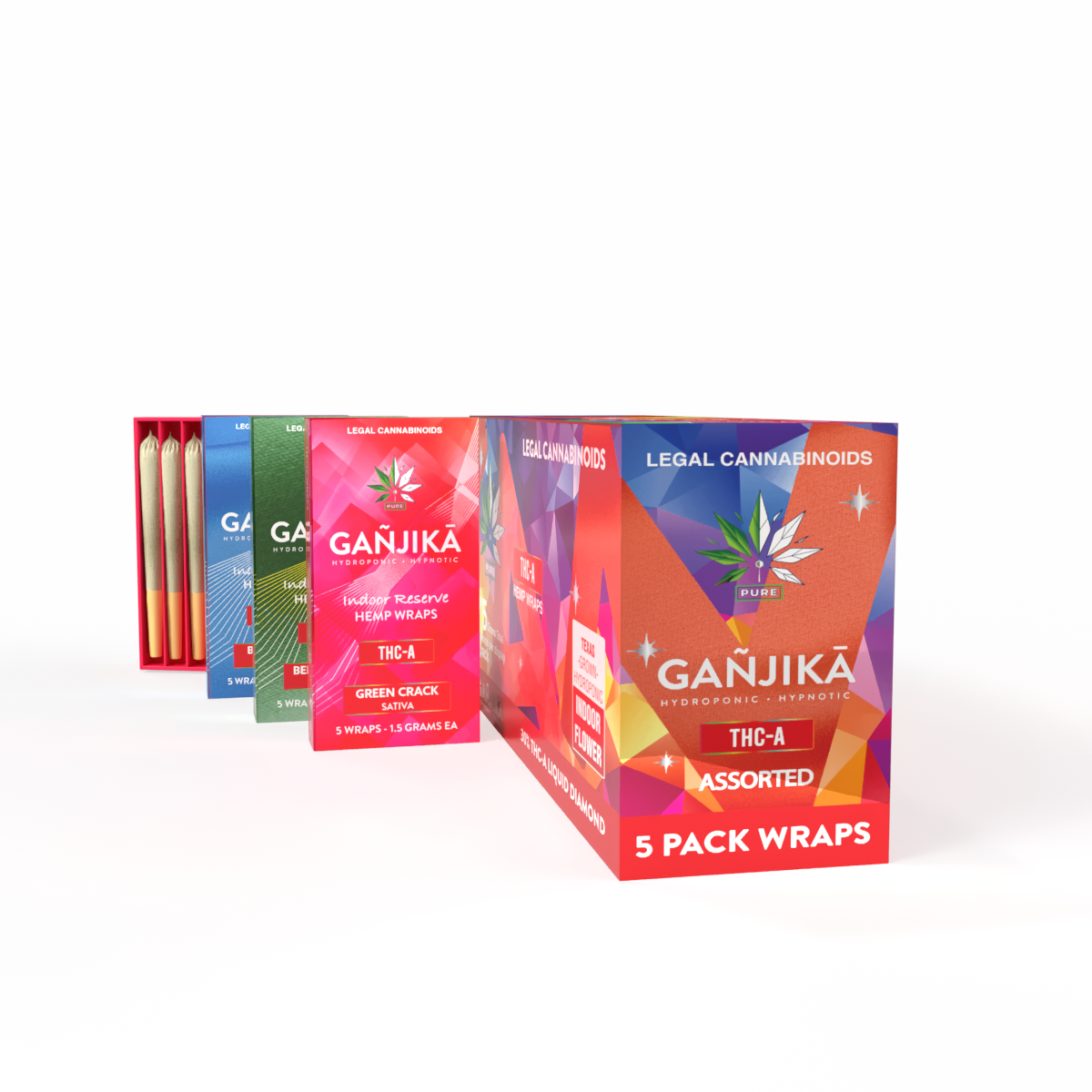 GANJIKA PRE-ROLLS THC-A 1.5G 5CT/10PK 