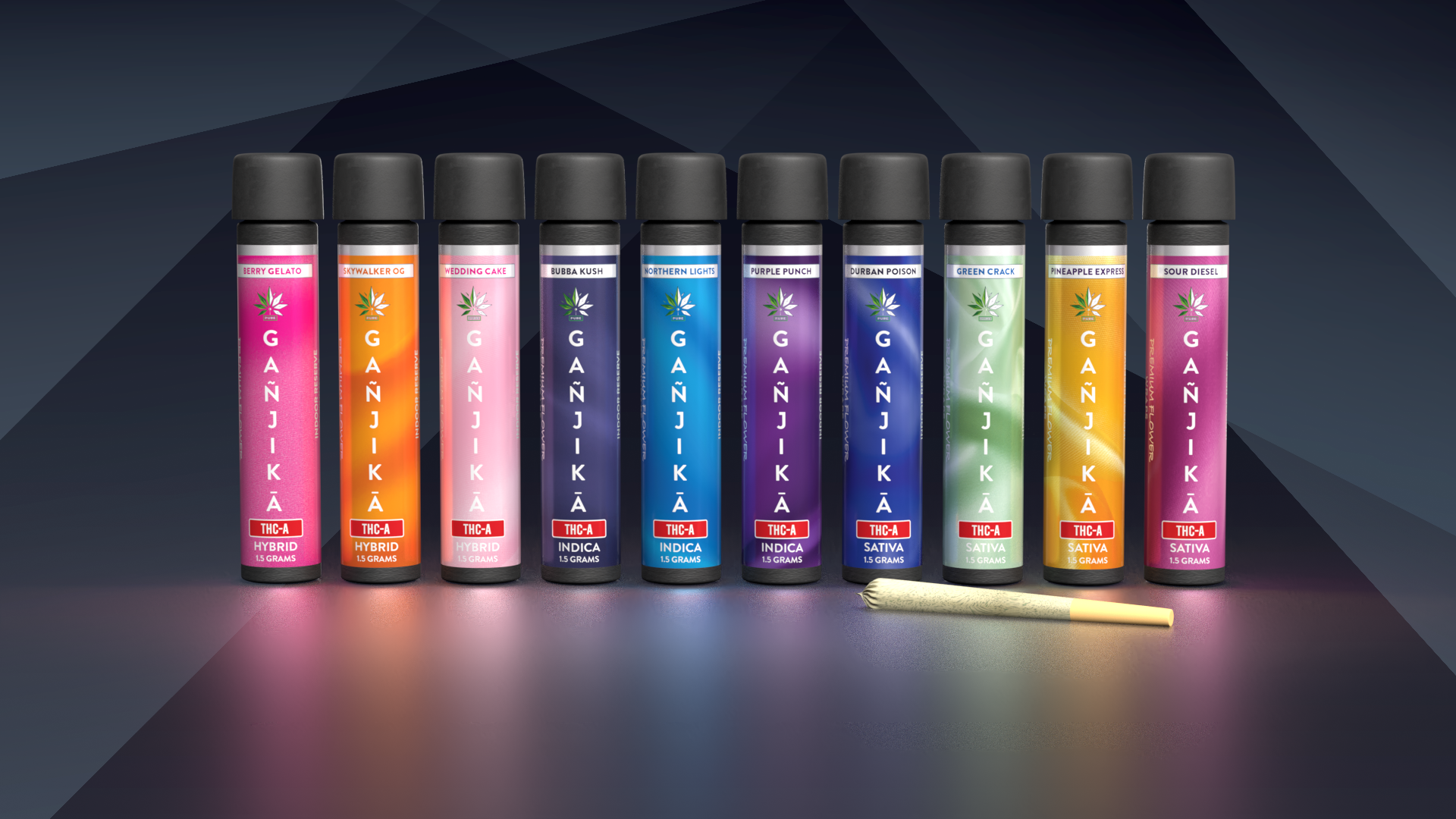 GANJIKA PRE-ROLLS THC-A 1.5G 1CT/24PK 