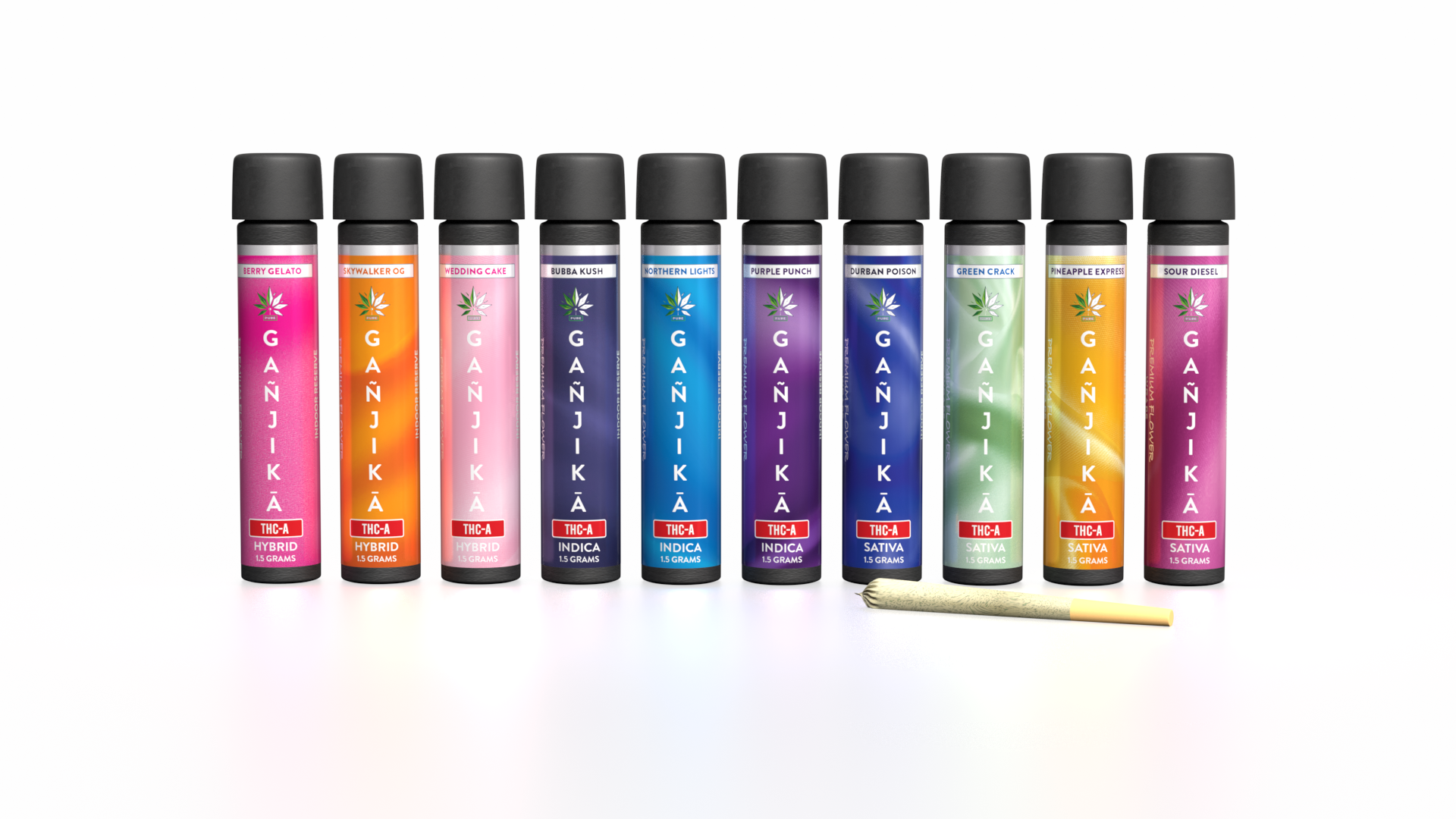 GANJIKA PRE-ROLLS THC-A 1.5G 1CT/24PK 