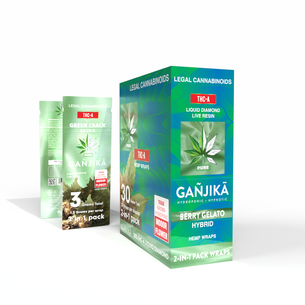 GANJIKA PRE-ROLLS THC-A 1.5G 2CT/10PK 