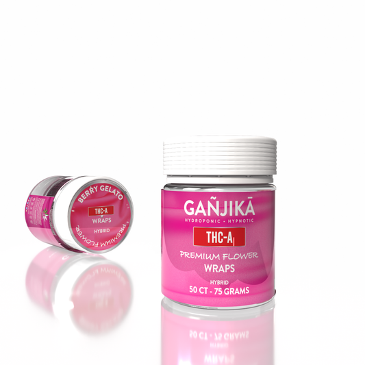 GANJIKA PRE-ROLLS THC-A 1.5G 50CT/PK "50CT CR Jar"