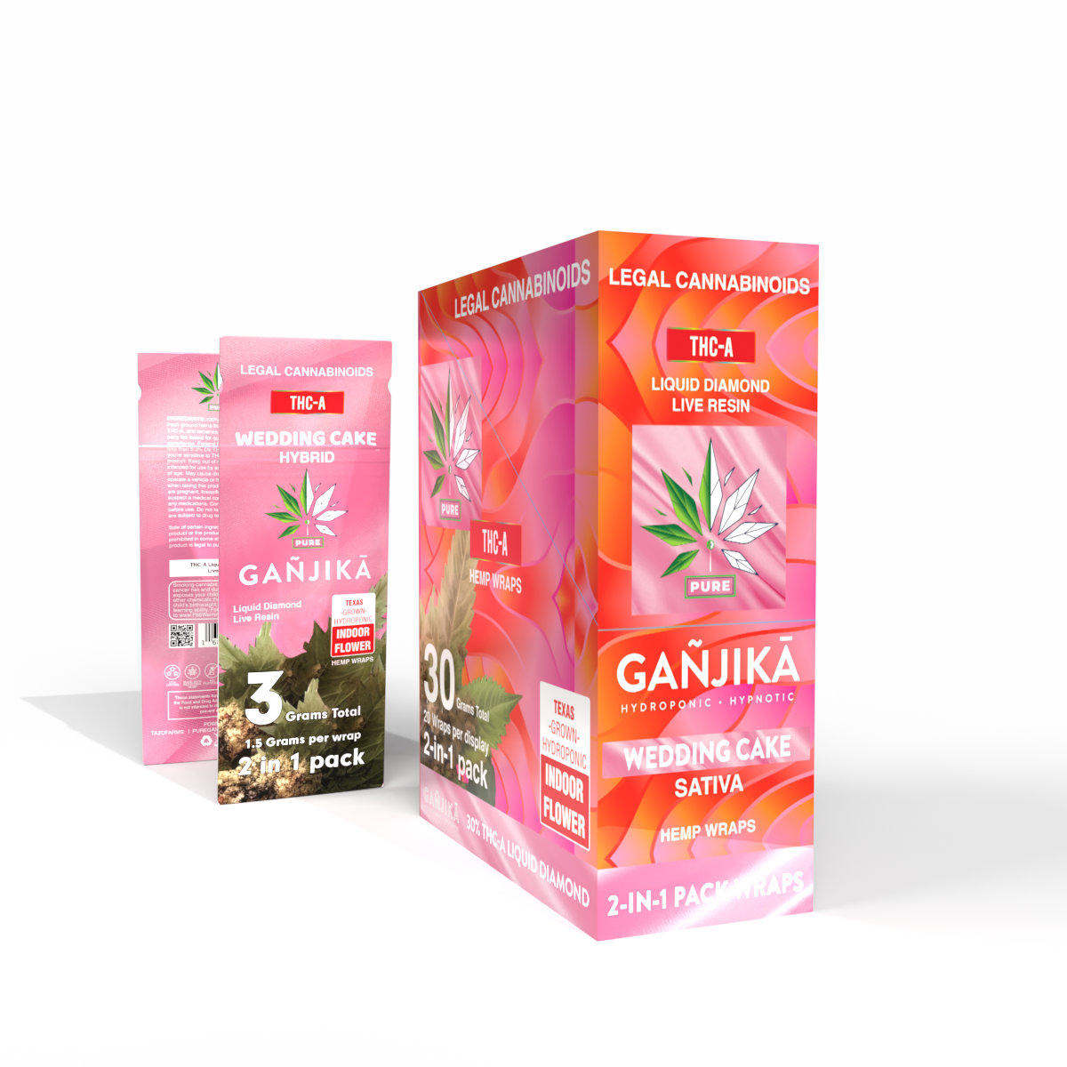 GANJIKA PRE-ROLLS THC-A 1.5G 2CT/10PK 