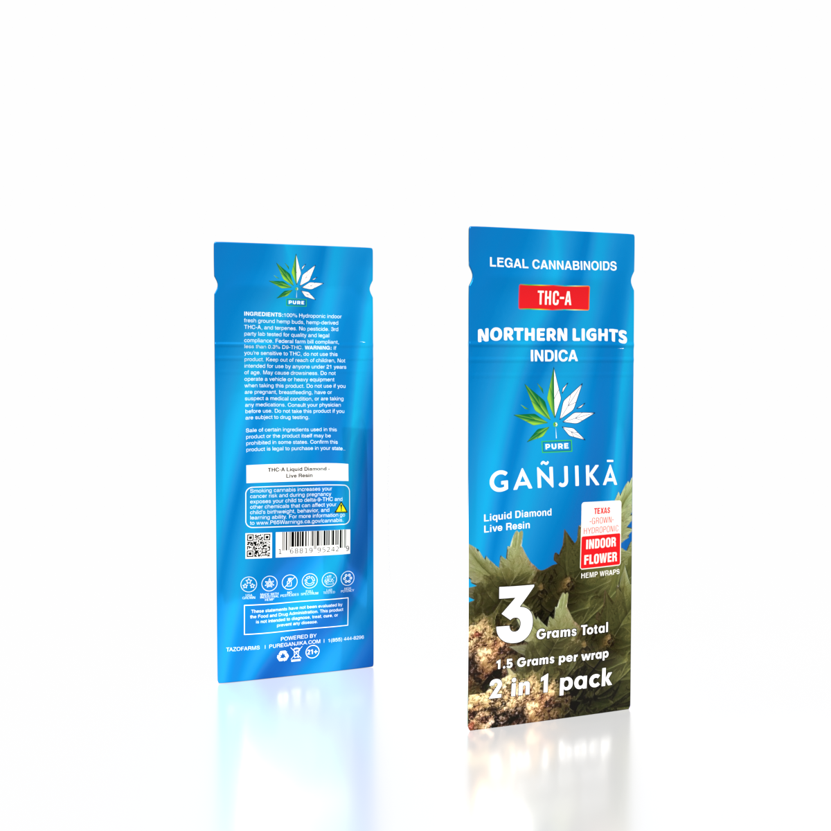 GANJIKA PRE-ROLLS THC-A 1.5G 50CT/PK 